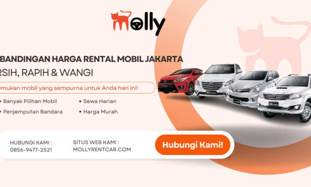 Perbandingan Harga Rental Mobil Jakarta Temukan Penawaran Terbaik