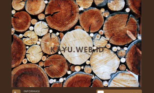 Jual Kayu Murah Terbaik Di Jakarta di Situs Kayu.web.id